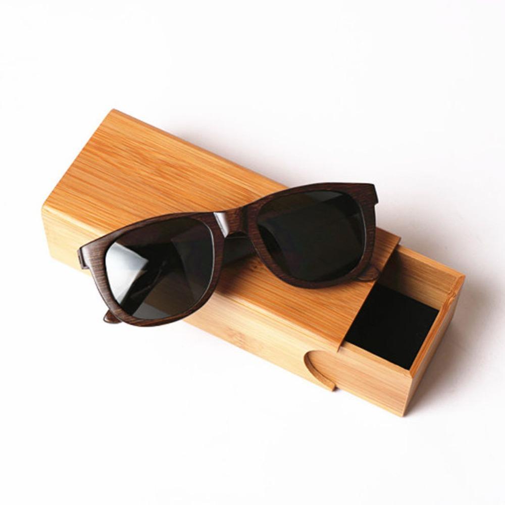 Square Bamboo Glasses Box Wooden Sunglasses Case New Sunglasses Box Women
