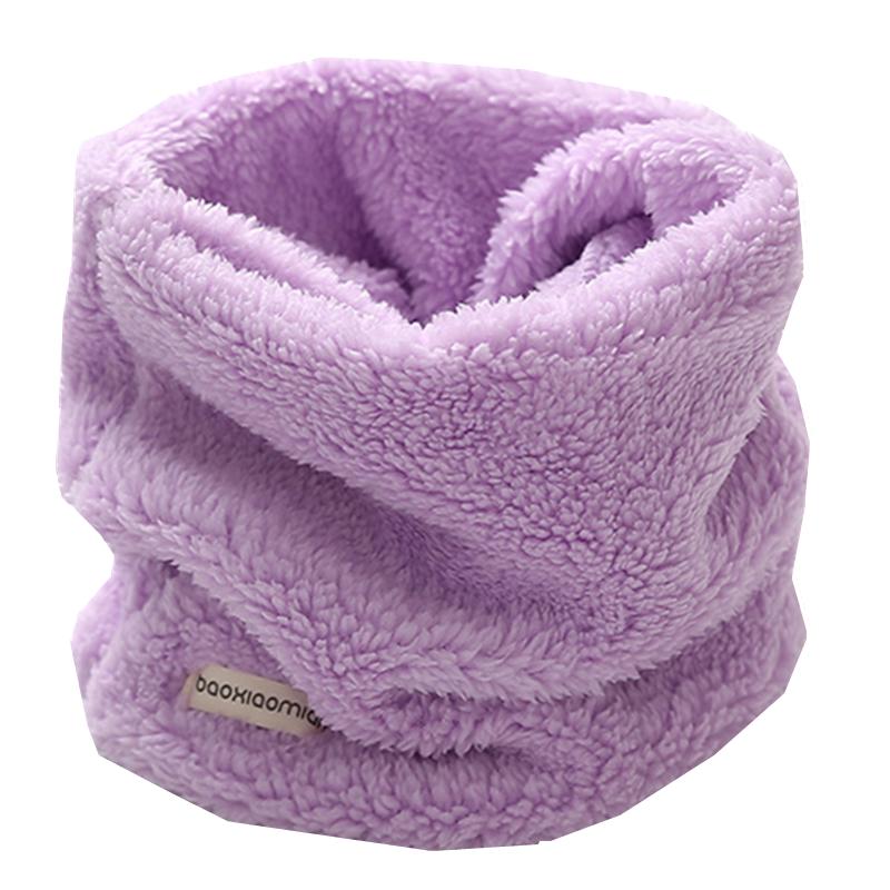 Новый Плюшевый Детский Шарф Весна Осень Зима Детский Теплый Шейный Платок Толстый Детский Воротник для Мальчиков Девочек Детская Буфанда