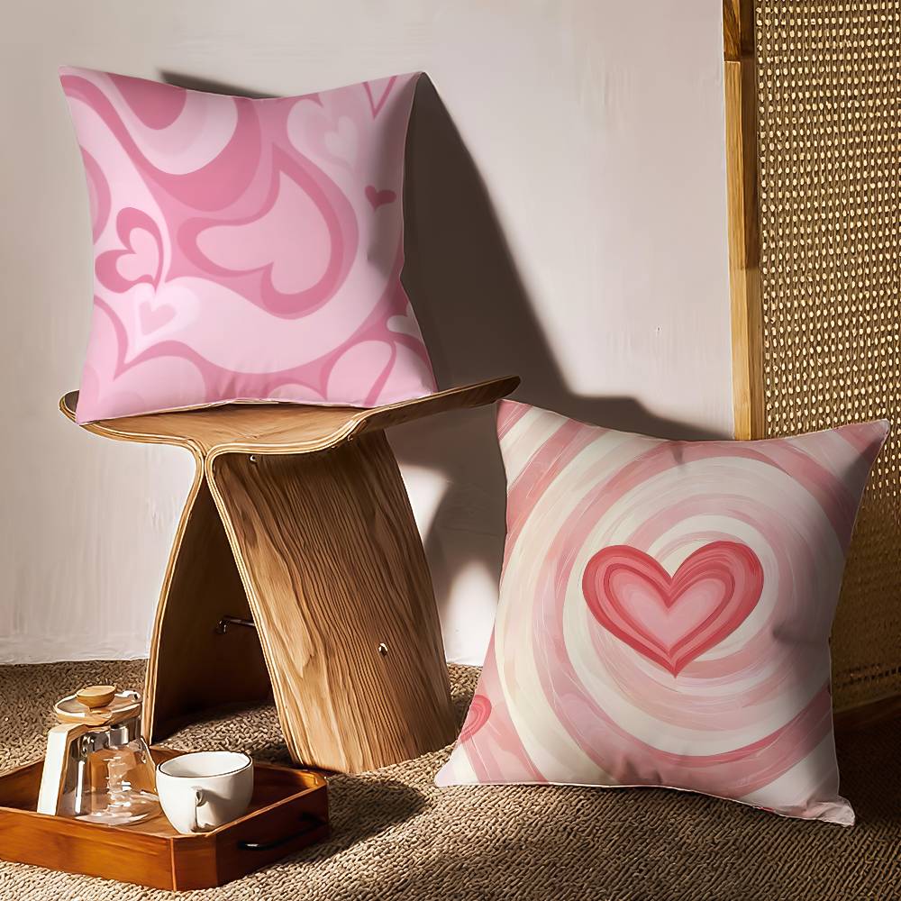 Beautiful Classic Style Love Pattern Pillow Case Printing Pillowcase Living Room Sofa Cushion Cover Bedroom Room Decor