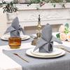 High End Napkins for Formal Dining Imitation Linen Cloth Napkin, Washable Fabric 18 x Waterproof Hotel Inch Square Napkin Weddings Dinners Parties