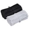Multifunction Black Plastic Coated Iron Wire White Cable Ties Cable Wrap Organizer