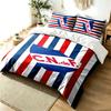 Club Nacional Football 3pc Duvet Cover Set Simple Modern Bedding Set Wrinkle Resistant Soft Fabric All Season Use a perfect gift