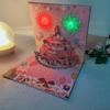3D Pop Up Birthday Cards Birthday Cake Greeting Cards with Pyrotechnics Music Blowable Candle Birthday Surprise Keepsake for Her Him