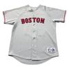 Величественная бейсбольная майка Boston Rd Sox Mcdonnell 14 Серая футболка Мужская