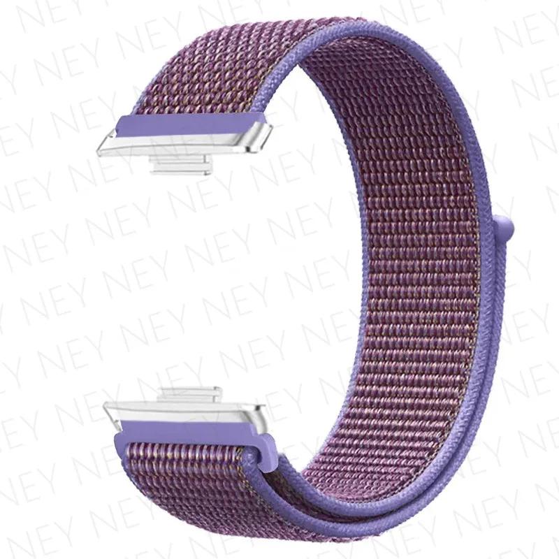 Нейлоновый ремешок-петля для huawei watch fit 3 ремешок смарт-часы браслет дышащий спортивный ремешок браслет correa huawei watch fit 3