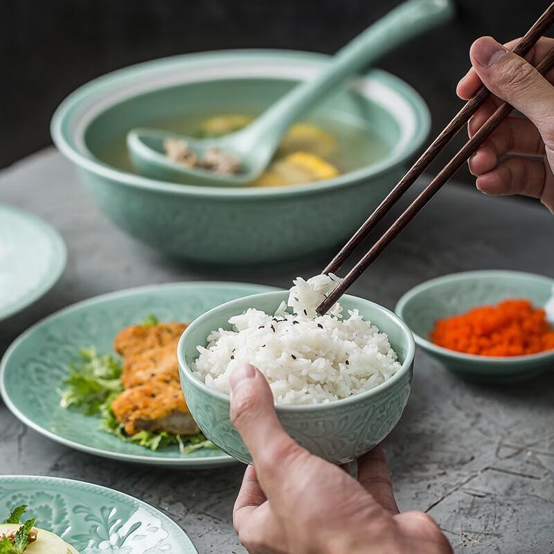 Подарочный набор керамической селадоновой посуды