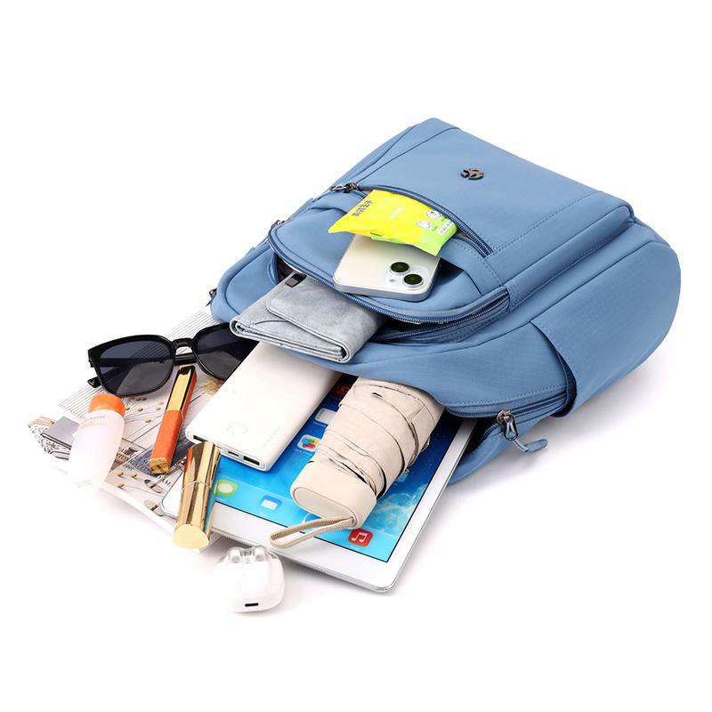 Женский рюкзак большой вместимости, школьный рюкзак, легкий нейлоновый дорожный рюкзак