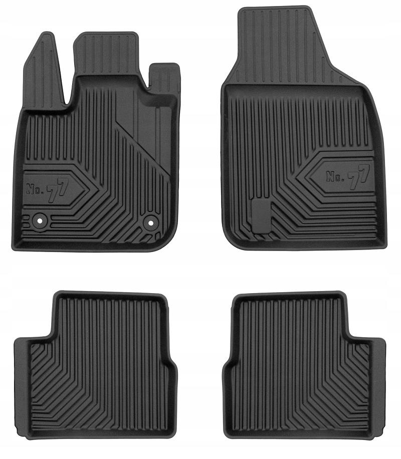 Rubber Mats Fiat 500E 2 From 2020- Trough 77