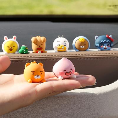 Фигурка Kakaofriends Украшения для автомобиля Декор интерьера приборной панели центральной консоли автомобиля Аниме кукла Автотовары Автоаксессуары