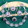 European and N New Jewelry Mulberry Zircon European and N High Grade Light Luxury Jewelry Set