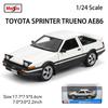 Майсто 1:24 Спринтер Труэно AE86 Автомодель из сплава Материал Спортивный Подарок Симуляция Коллекция Игрушка Изысканная Симуляция