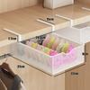 Divided Cabinet Mesh Drawer Breathable Wardrobe Clothes Organizer Closet Hanging Basket  Socks