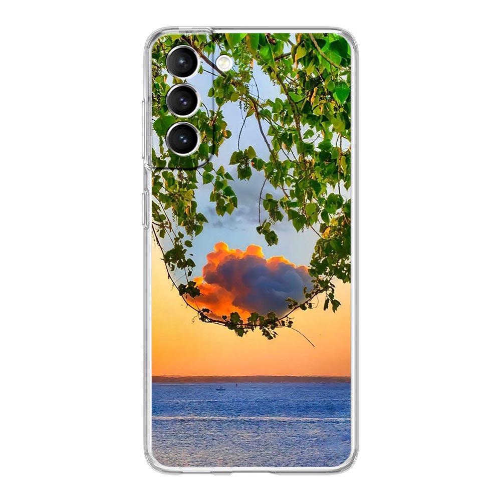 Милый художественный красивый ярко-розовый чехол для телефона Samsung Galaxy S24 S23 S22 S20 Ultra S21 FE 5G S10 S9 Plus S10E S8, прозрачный чехол