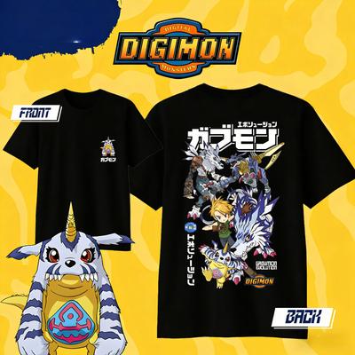 Anime Digimon Gabumon Evolution Printed Tshirt Unisexs And Womens Tshirt Unisexs Tops Harajuku Y2k Tshirt 2026 Summer New Tee