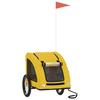 VidaXL Pet Bike Trailer Yellow 93966