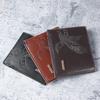 Short men's wallet thin   high-value eagle pattern student youth soft leather coin purse card package