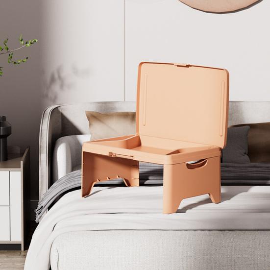 Складной стол с переносной ручкой, прочный, легкий, дорожный, стоячий, для ноутбука, компьютерный стол, мини-стол для учебы и работы студентов