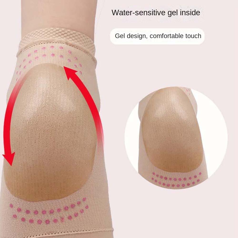 Носки Уход за ногами Кожа ног Носки-полуметра Гелевая защита пятки Силиконовые накладки на пятку Накладки на пятку