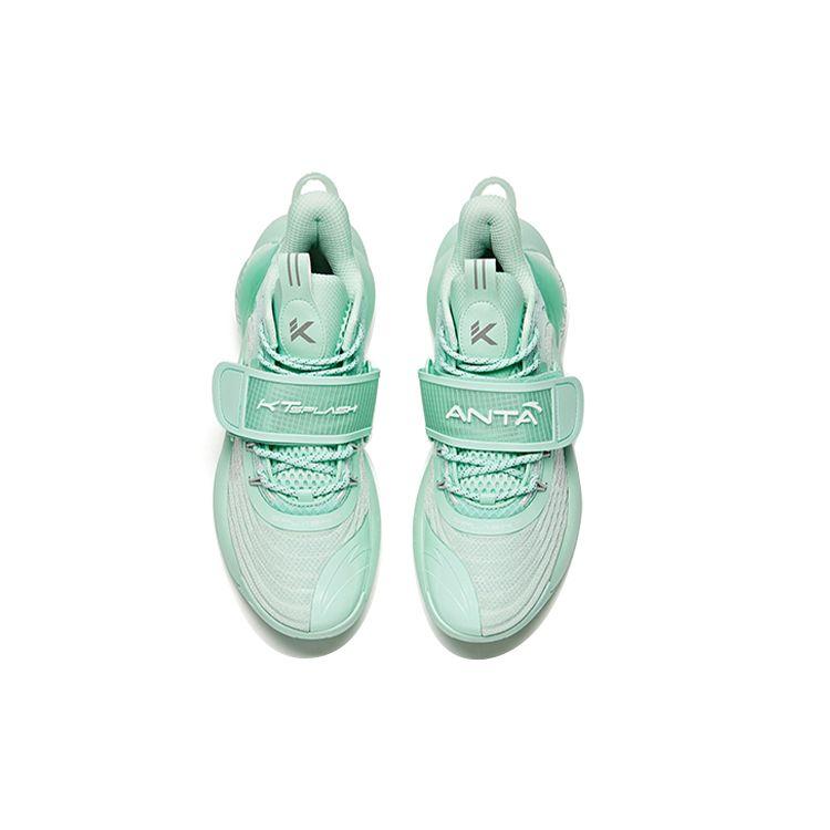 Anta Баскетбольные кроссовки Water Flower 3 с амортизацией, нескользящие, износостойкие, дышащие, низкие, мужские, Lime-Soda 112121604S-4