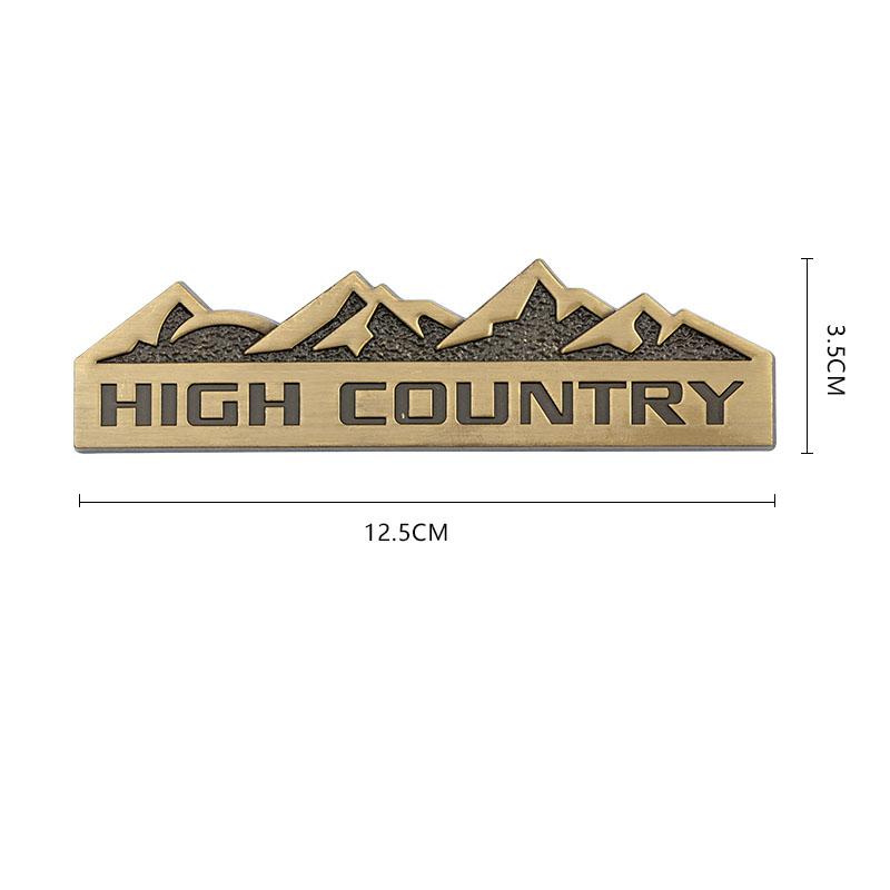 Metal Emblem Sticker Badge Body Trunk Snow Mountain Design Sticker For Jeep Wrangler Rubicon Renegade Compass Grand Cherokee jk