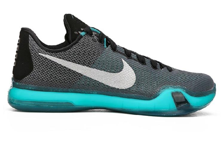 Nike Kobe 10 Liberty Kobe Шнуровка Нескользящие Легкие Нескользящие Легкие Низкие Баскетбольные Кроссовки для Выступлений 745334-002