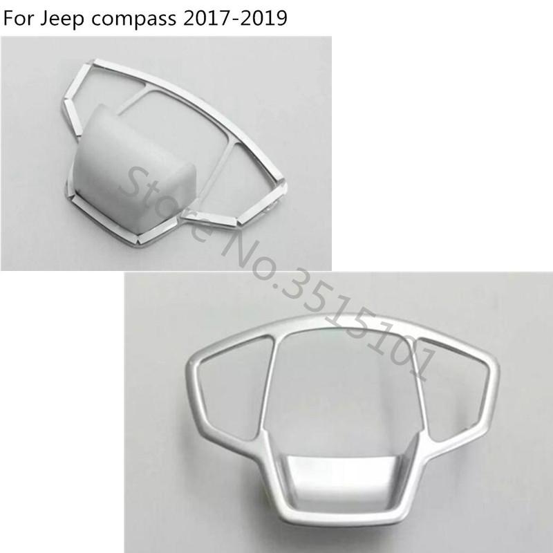 For Jeep Compass 2017 2018 Stick Cover Armrest Handrail Trim Frame Lamp Electronic Handbrake Parking Brake