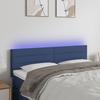 VidaXL LED Headboard Bedroom Furniture Double Bed Accessory Head of Bed Frame Interior Blue 3121756