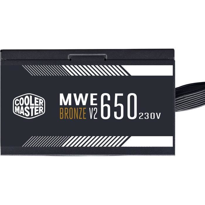 Alimentation PC - COOLER MASTER - MPE-6501-ACABW-BEU - MWE 650W V2 - 80+ BRONZE - 650 W