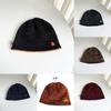 Adult Winter Knit Cap Doublesided Letter Embroidery Windproof Waterproof For Men