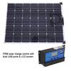 150W Flexible Solar Panel 20A Solar Controller 10M Extension Cable for Motorhome Boat