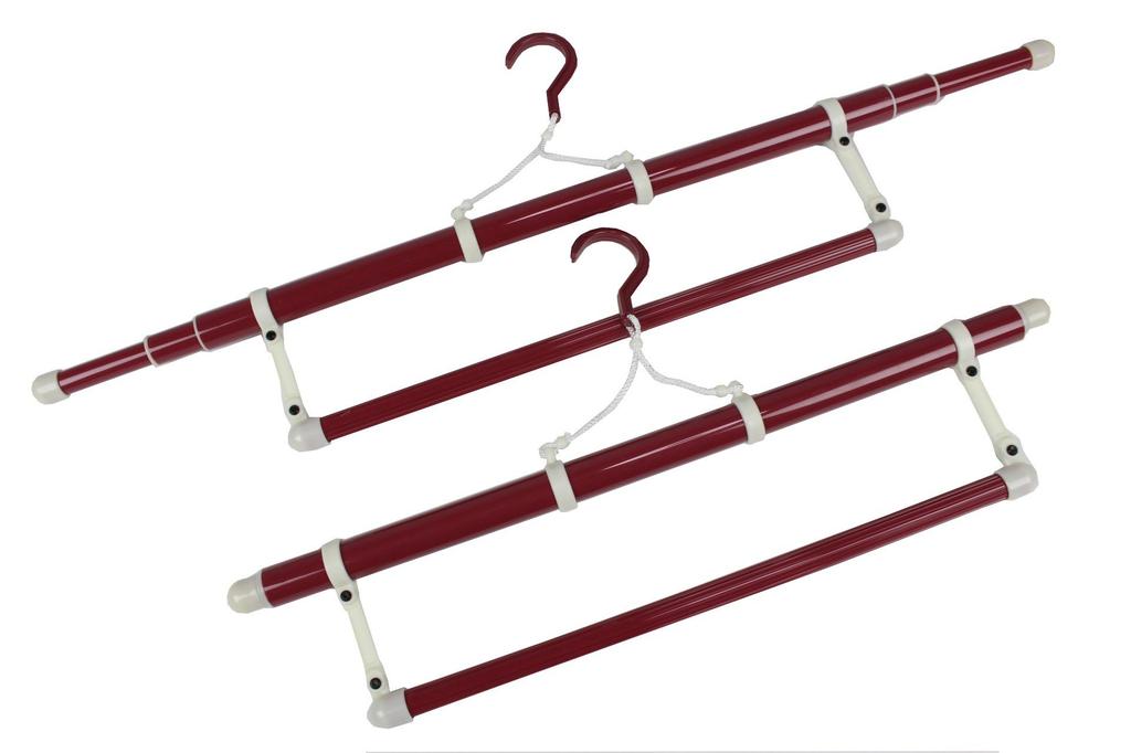 Sakura Kimono Online Store: High-Quality Extendable Kimono Hangers with Obi Hanger, Made In Japan, E-K, Set of 2