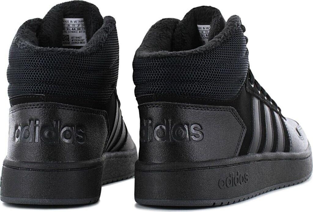 Кроссовки Adidas Hoops 2.0 Mid основной черный/ основной черный/карбон