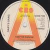 7inch Record GARY'S GANG - Keep On Dancin' SCBS7109PROMO CBS 1979 UK Dance & Electronica Used
