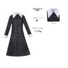 Anime Wednesday Addams Family Cosplay Costume Dress Kids Girl Wednesday Cosplay Costume Black Gothic Family Cotume