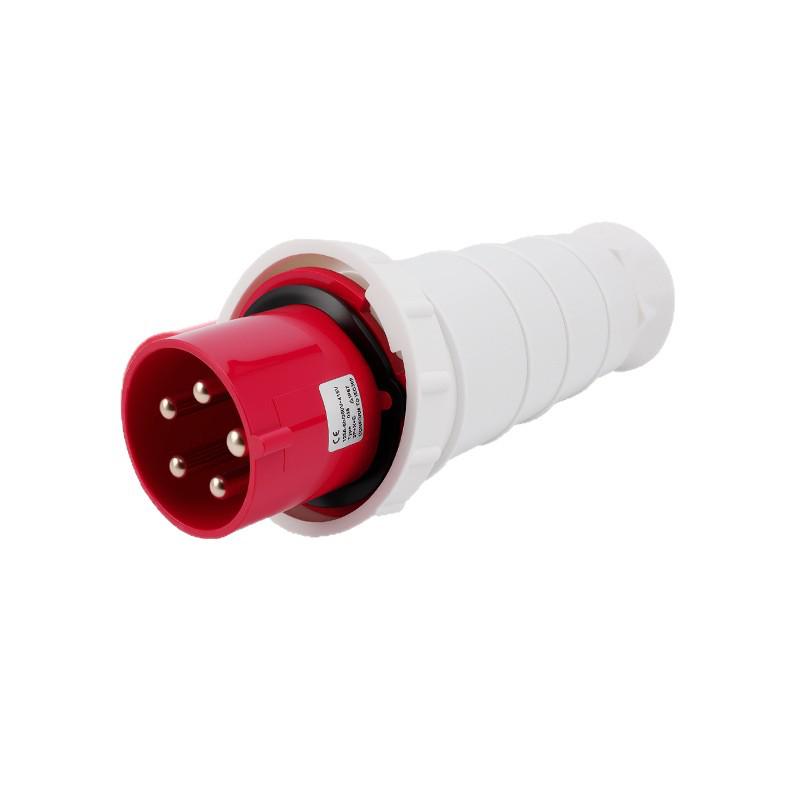 IP67 Waterproof Industrial 5-Pin 63A/125A Three-Phase Aviation Plug Connector