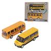2pcs School Bus Toys for Toddlers Die Casting Toy Car Preschool Children