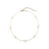 Daisy White Gemstone Freshwater Pearl Necklace
