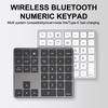 Беспроводная 2,4G Bluetooth Цифровая Клавиатура Перезаряжаемая Бесшумная 35 Клавиш Бухгалтерский Офис Легкая Портативная Цифровая Клавиатура