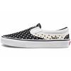 Slip-On Series Comfortable Slip-On Low-Top Canvas Shoes Women Sneakers Black White Polka-Dot VN0A38F7VMD