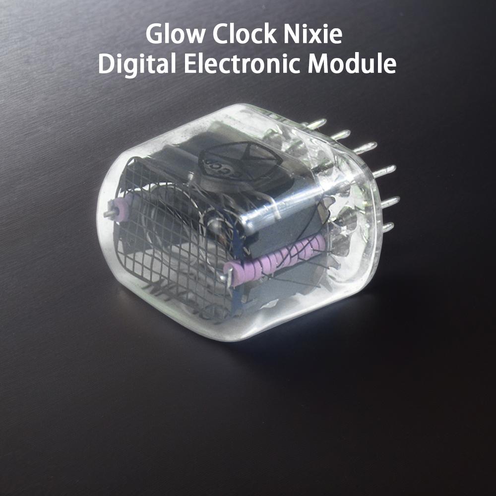 IN-12 Nixie Tube Glow Clock Digital Display Tube для индивидуальных проектов светодиодных часов своими руками с ярким эффектом свечения