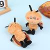 Creative Cockroach Plush Toy Cartoon Stuffed Xiaoqiang Doll Keychain Bag Pendant Car Key Holder For Birthday Gifts
