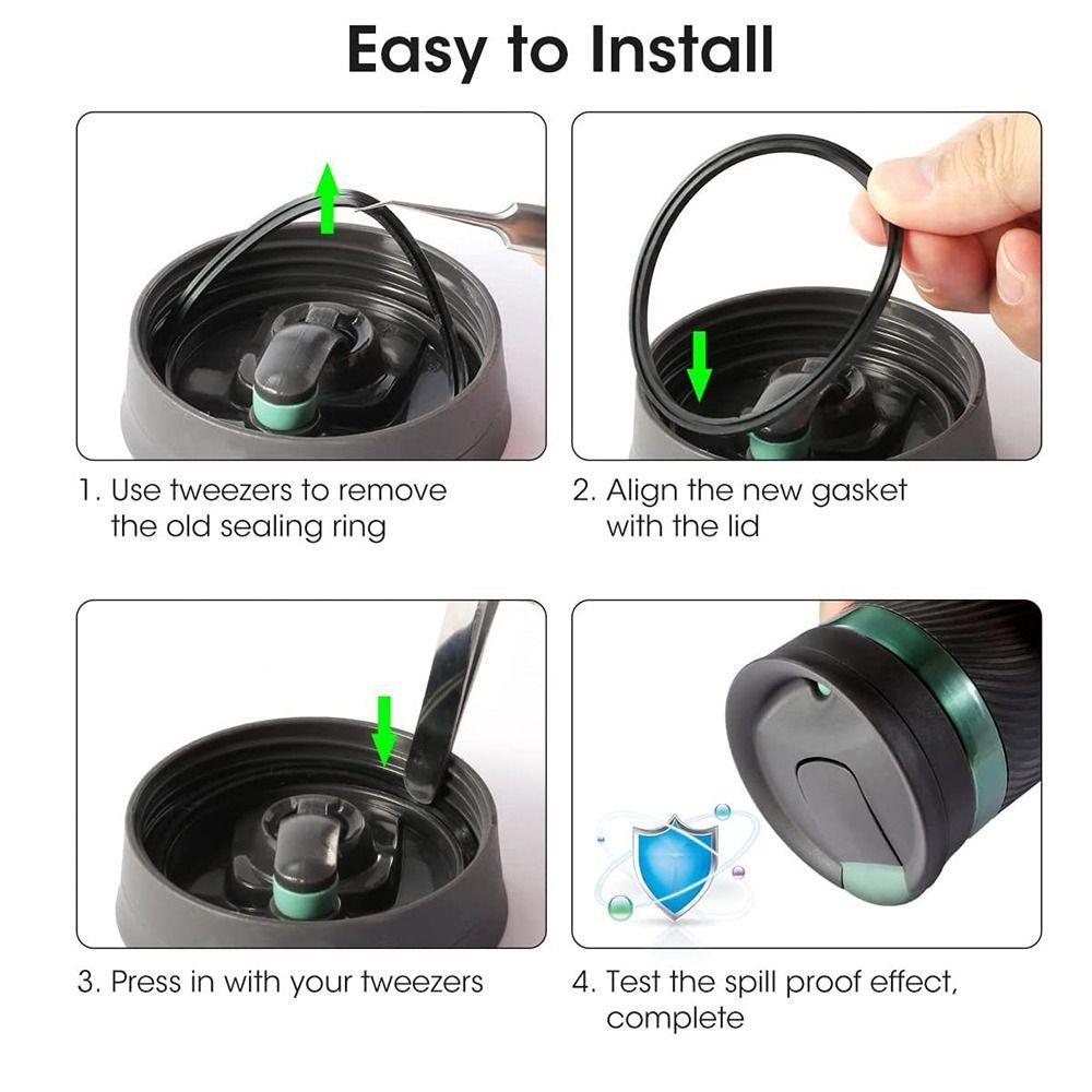 Universal Mug Sealing Ring Travel Mug Travel Mug Gasket Replacement Rubber Lid Seals for Contigo