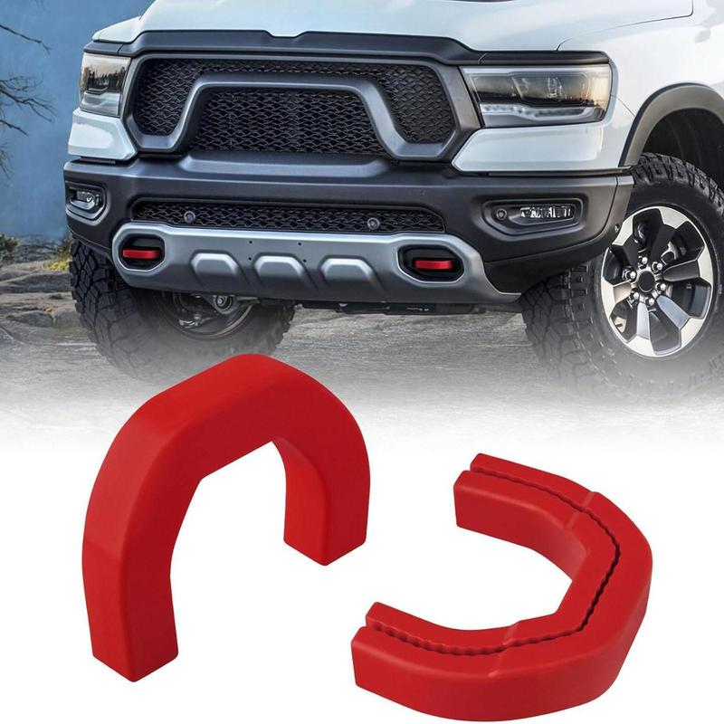 2Pcs Front Tow Hooks Covers Premium Hitch Covers for RAM 1500 2019-2024