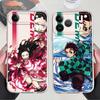 Мягкий чехол для телефона для iPhone 17 Pro Max 12 Mini 7 8 15 Air 14 Plus 13 Pro XS Max 11 XR 16 D-Demon Аниме S-Slayer