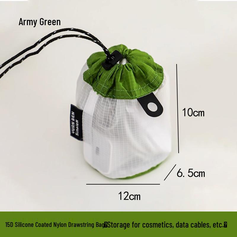 Cotton Drawstring Travel Pouch for Underwear and Socks Organizer