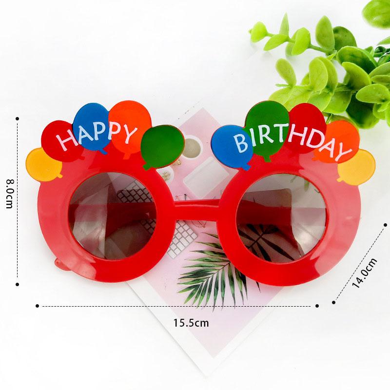 Очки с днем ​​рождения, реквизит для фотосессии, девичник, день рождения, украшение, фотокабина, очки на день рождения для взрослых и детей