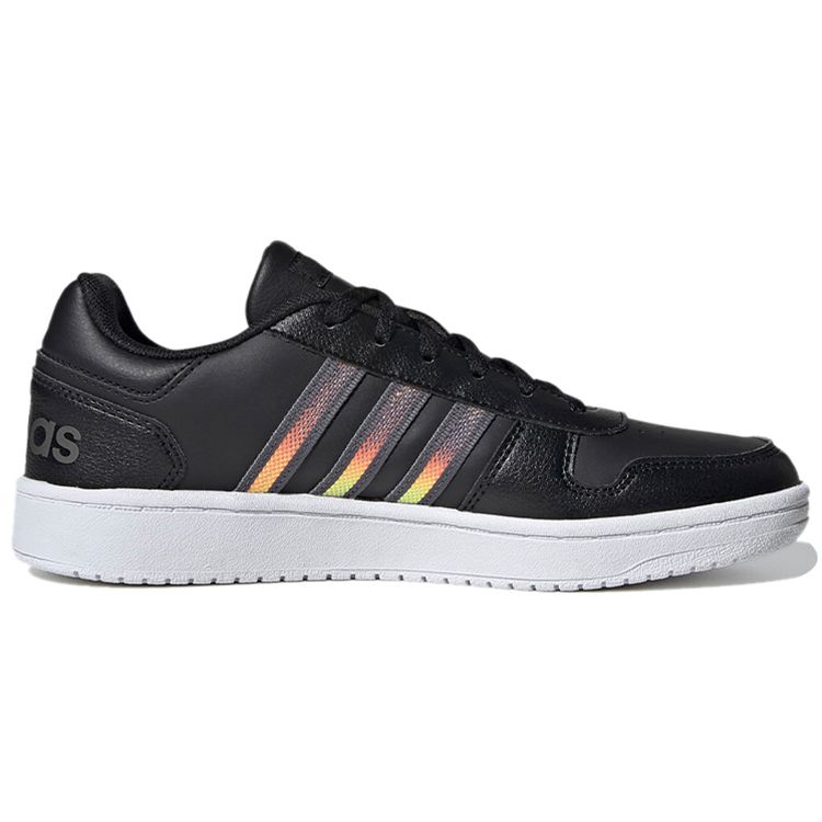 adidas Женские кроссовки Hoops 2.0 Black Tactile Gold Metallic Core-Black Grey-Five FW3536