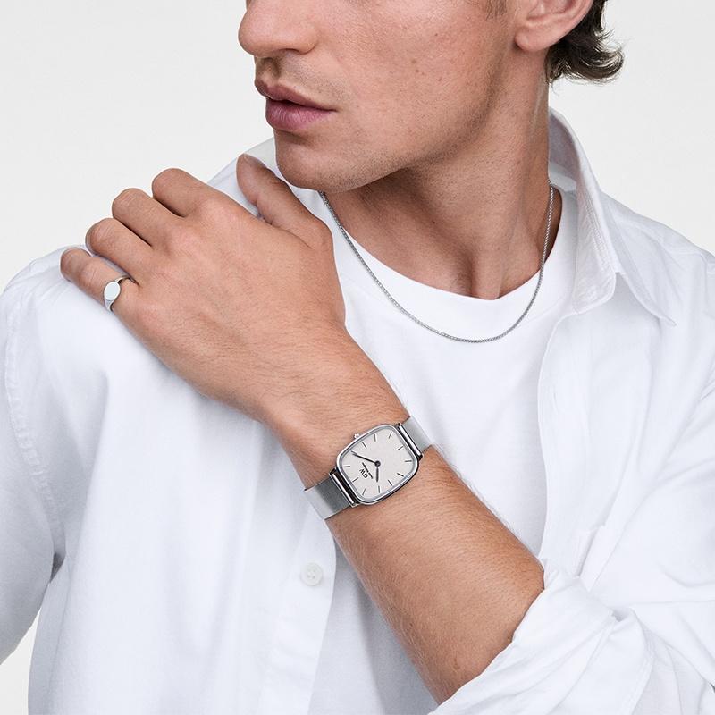 Daniel Wellington European and American watches Watch quartz movement stainless steel strap beige dial men's watch men's watch classic DW00100812