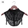 1pc Sexy Lace Fake Collar Shirt Shawl Flower Crochet Neckline Collars Women Detachable Collar Half Shirt Faux Collar Lace Fabric