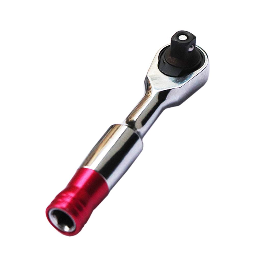 1/4-дюймовый гаечный ключ с трещоткой, торцевой ключ с трещоткой, многофункциональный быстросъемный ручной инструмент для самостоятельной сборки, гаечный ключ с трещоткой